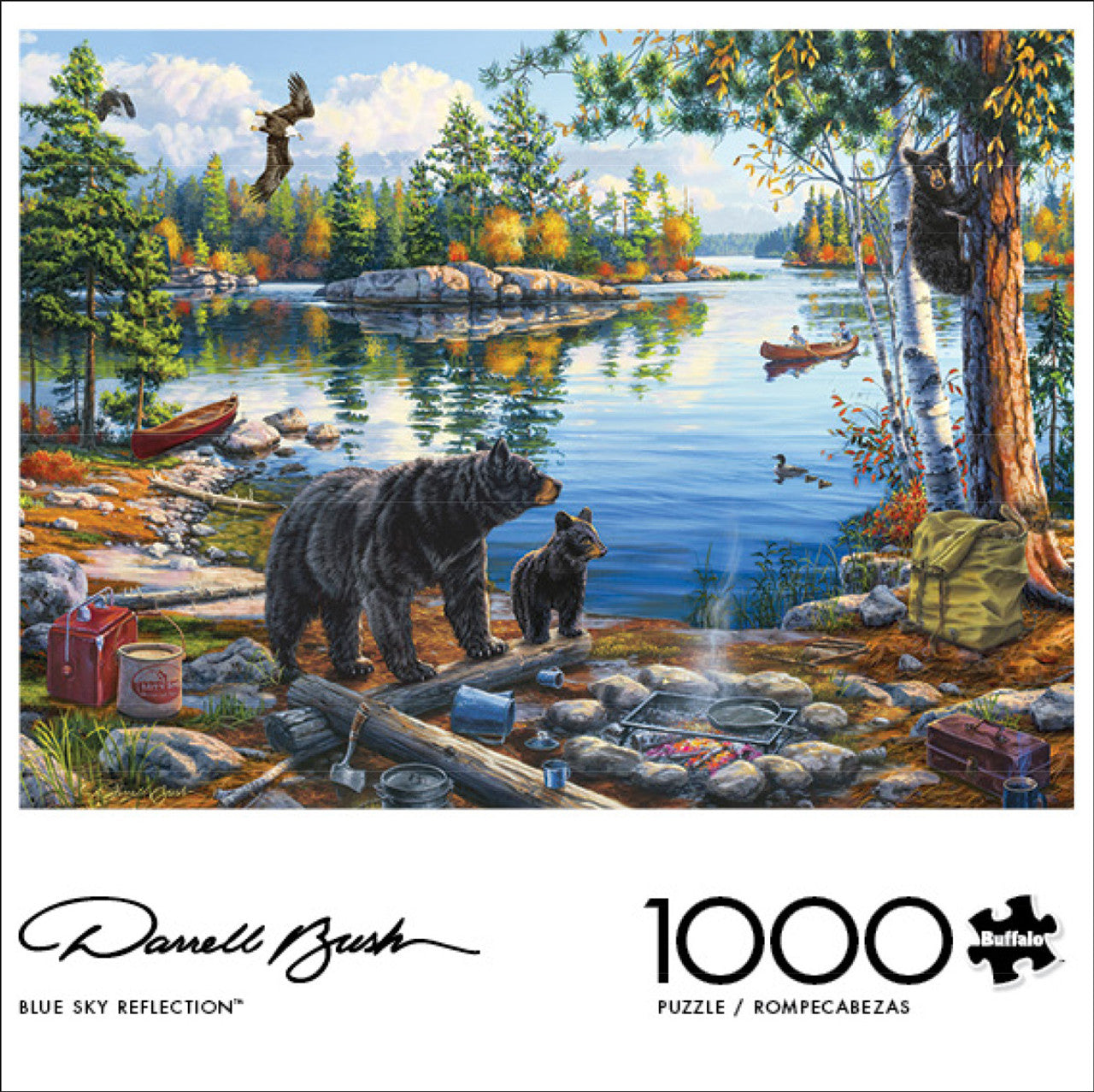 Blue Sky Reflection 1000 Piece Puzzle