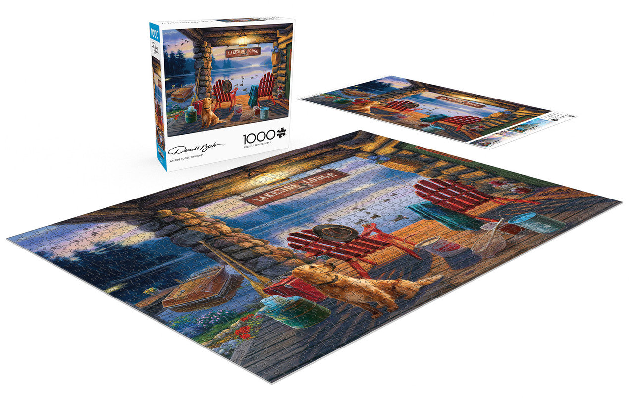 Lakeside Lodge 1000 Piece Puzzle