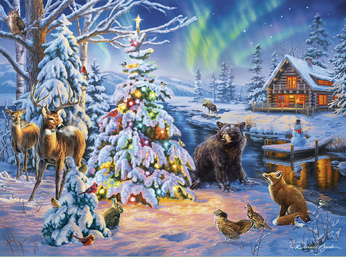 Woodland Christmas 1000 Piece Puzzle