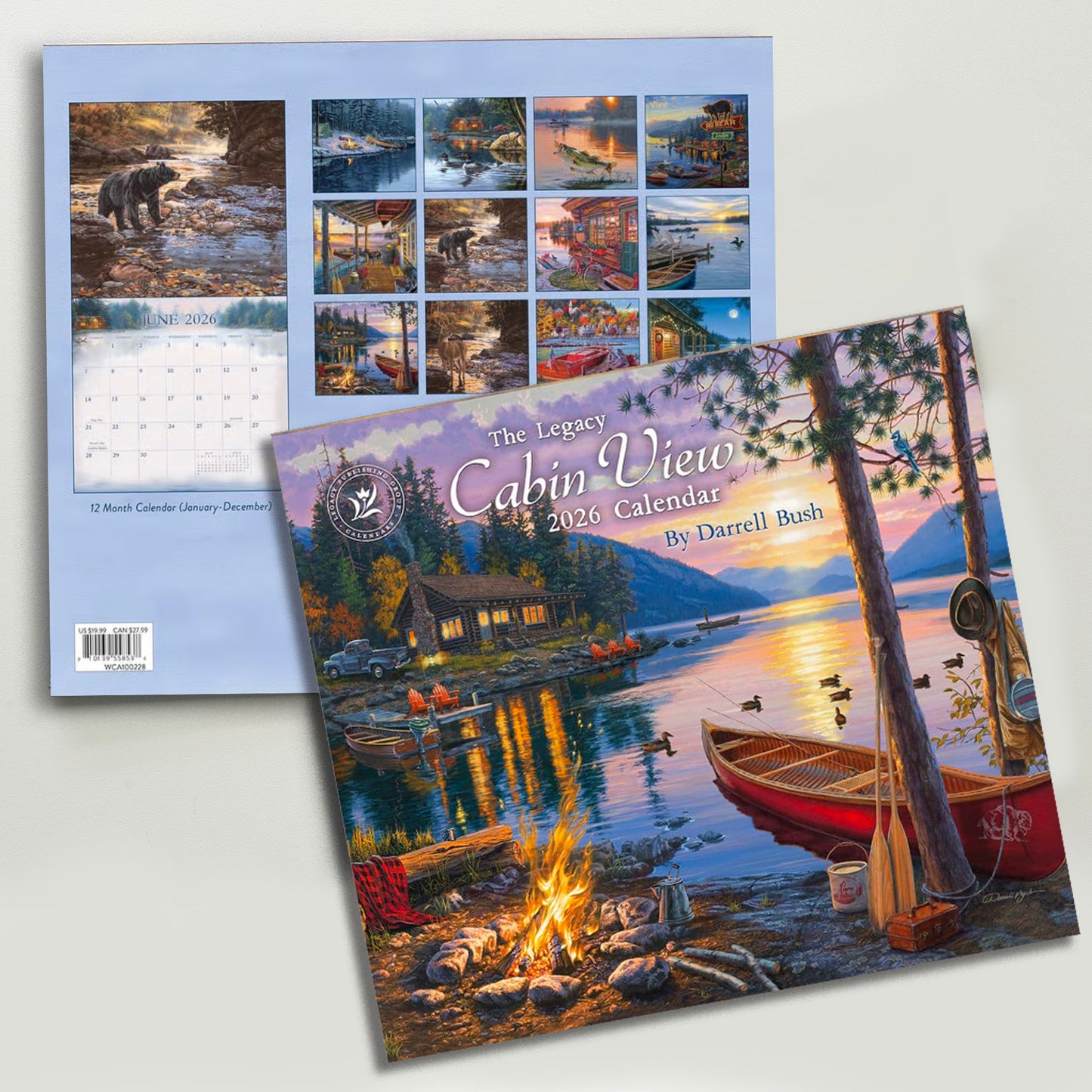 2026 Cabin View Calendar 13.5x24 (Copy)