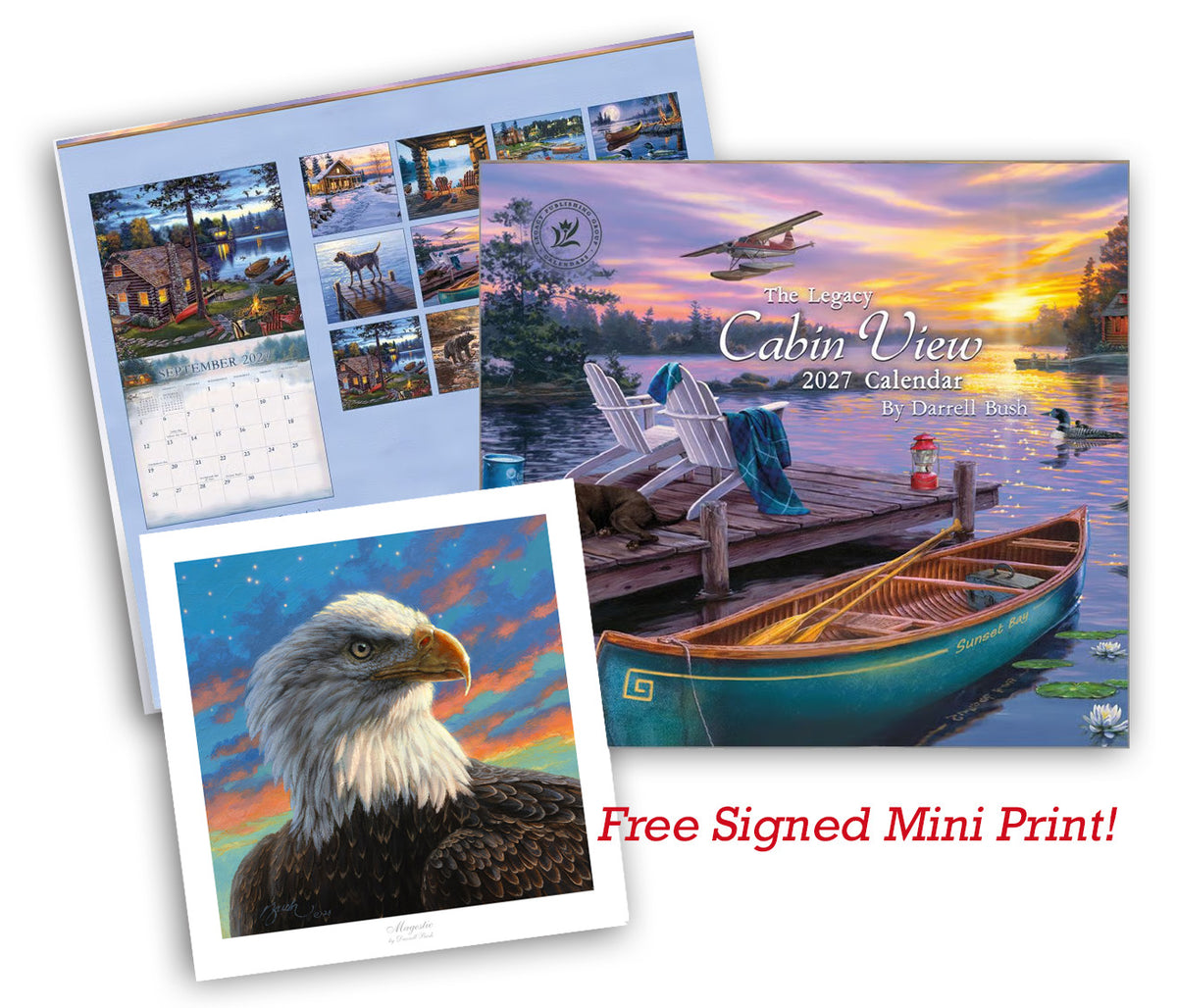 Buy Multiple and Save | 2027 Cabin View Calendar
