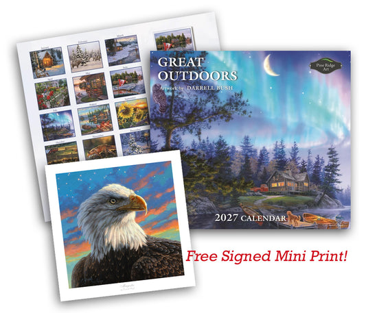 2027 Great Outdoors Calendar 13.5x24