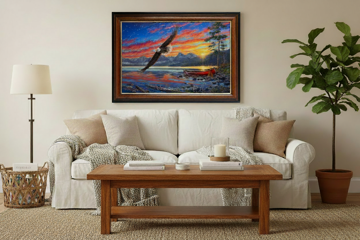 Freedom Flight with Matching Frame and Table