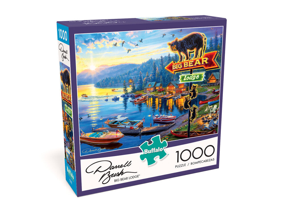 Big Bear Lodge 1000 Piece Puzzle