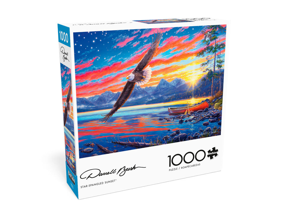 Star Spangled Sunset 1000 Piece Puzzle