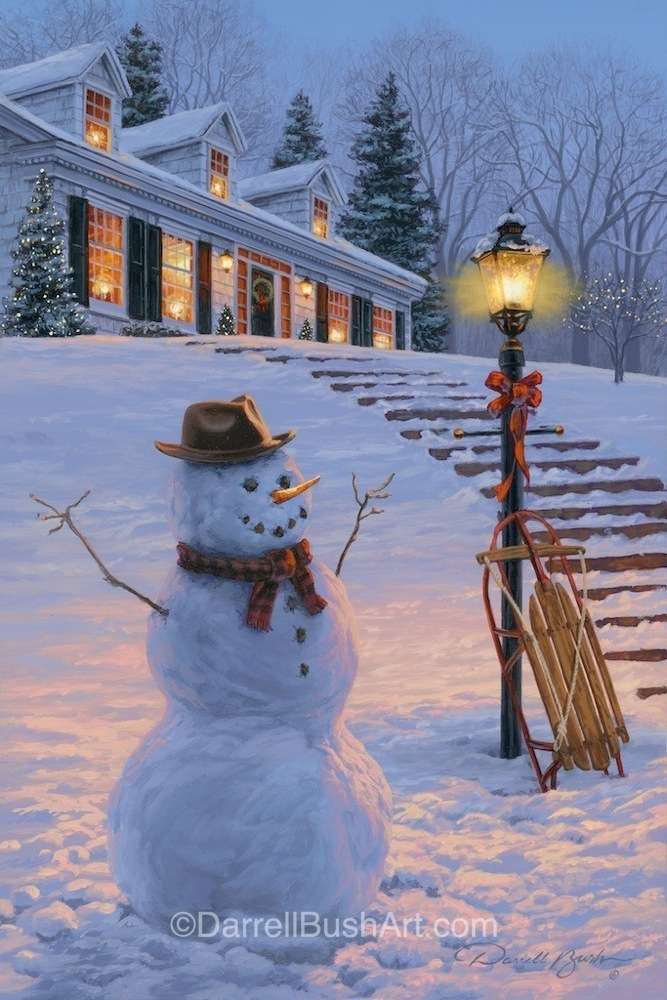 Winters Welcome – Darrell Bush Art