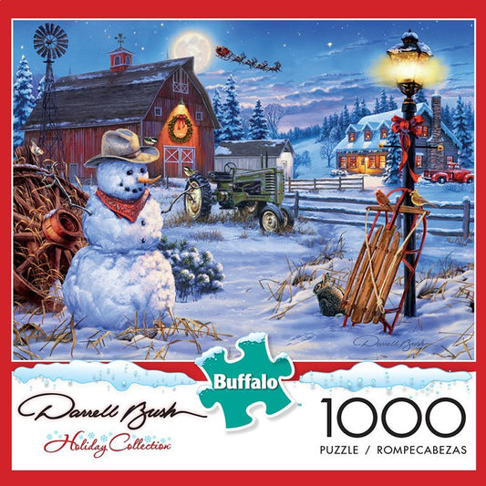 Country Christmas 1000 Piece Puzzle